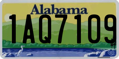 AL license plate 1AQ7109