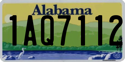 AL license plate 1AQ7112