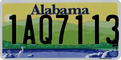 AL license plate 1AQ7113
