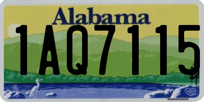 AL license plate 1AQ7115