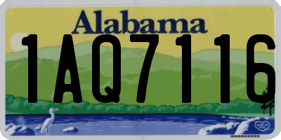AL license plate 1AQ7116