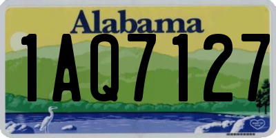 AL license plate 1AQ7127