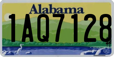 AL license plate 1AQ7128