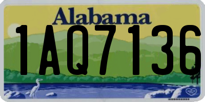 AL license plate 1AQ7136