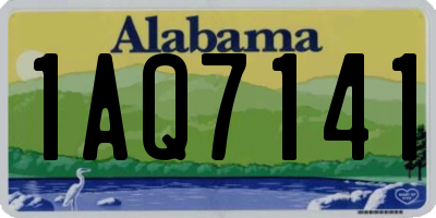 AL license plate 1AQ7141