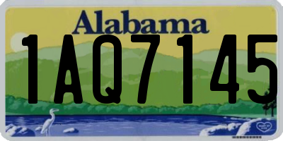 AL license plate 1AQ7145