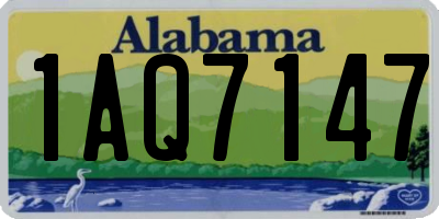 AL license plate 1AQ7147