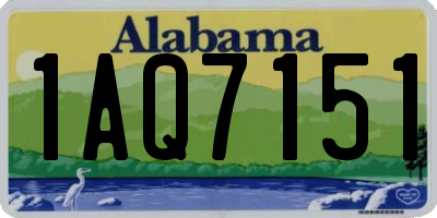AL license plate 1AQ7151