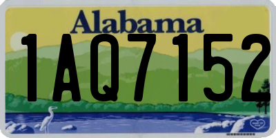 AL license plate 1AQ7152