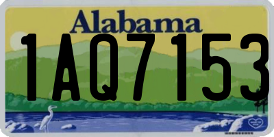 AL license plate 1AQ7153