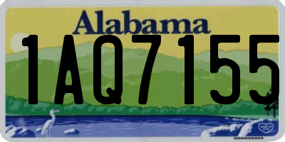 AL license plate 1AQ7155