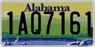 AL license plate 1AQ7161
