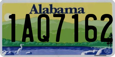 AL license plate 1AQ7162
