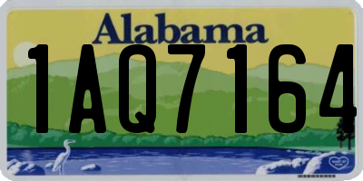 AL license plate 1AQ7164
