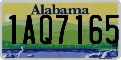 AL license plate 1AQ7165
