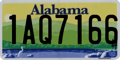 AL license plate 1AQ7166