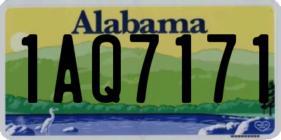 AL license plate 1AQ7171