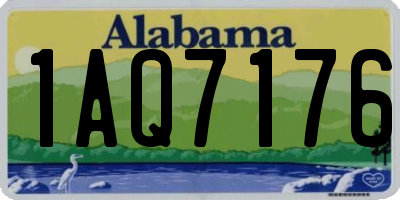 AL license plate 1AQ7176