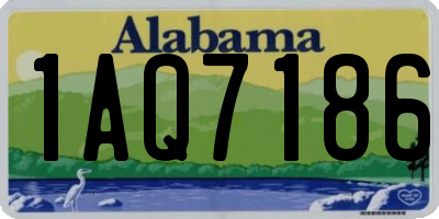 AL license plate 1AQ7186