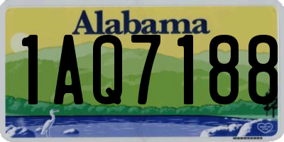 AL license plate 1AQ7188
