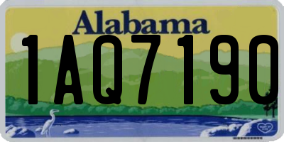AL license plate 1AQ7190