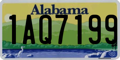 AL license plate 1AQ7199