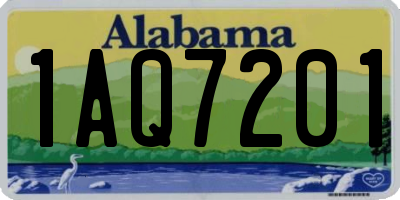 AL license plate 1AQ7201