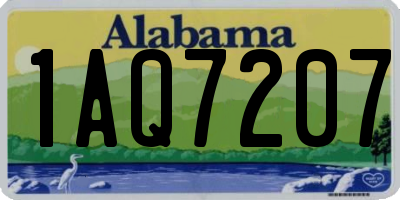 AL license plate 1AQ7207