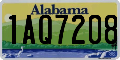AL license plate 1AQ7208