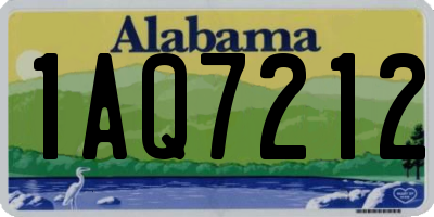 AL license plate 1AQ7212