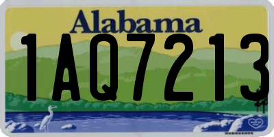 AL license plate 1AQ7213