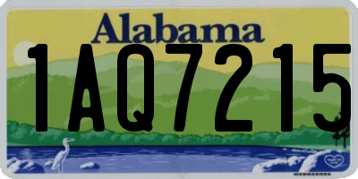 AL license plate 1AQ7215