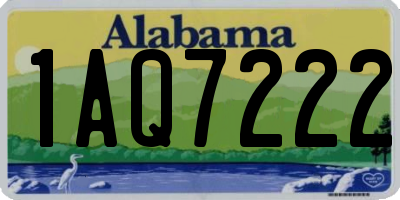 AL license plate 1AQ7222