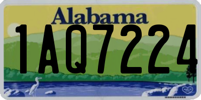AL license plate 1AQ7224