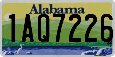 AL license plate 1AQ7226