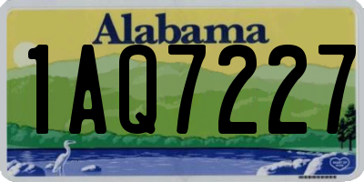 AL license plate 1AQ7227