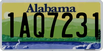 AL license plate 1AQ7231