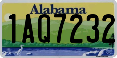 AL license plate 1AQ7232