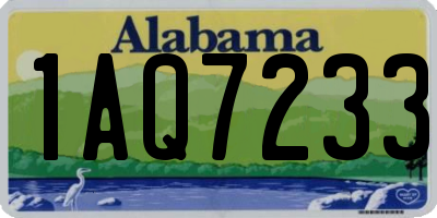 AL license plate 1AQ7233