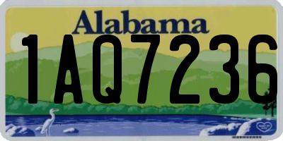 AL license plate 1AQ7236