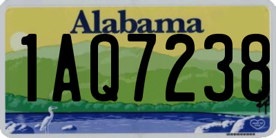 AL license plate 1AQ7238