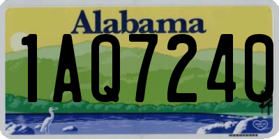 AL license plate 1AQ7240