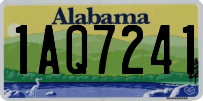 AL license plate 1AQ7241
