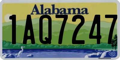 AL license plate 1AQ7247