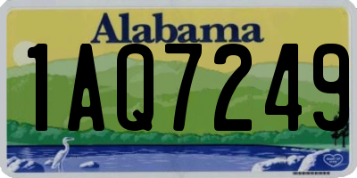 AL license plate 1AQ7249