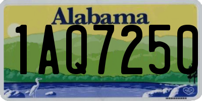 AL license plate 1AQ7250