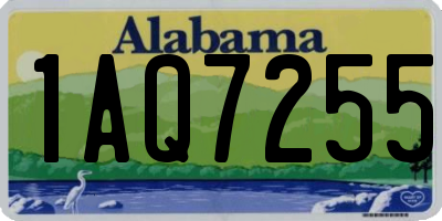 AL license plate 1AQ7255