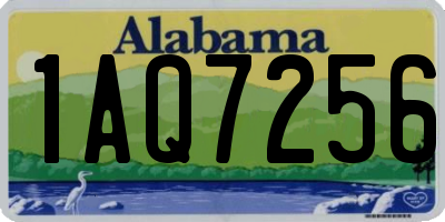 AL license plate 1AQ7256