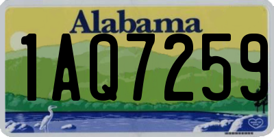 AL license plate 1AQ7259