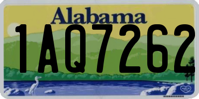 AL license plate 1AQ7262